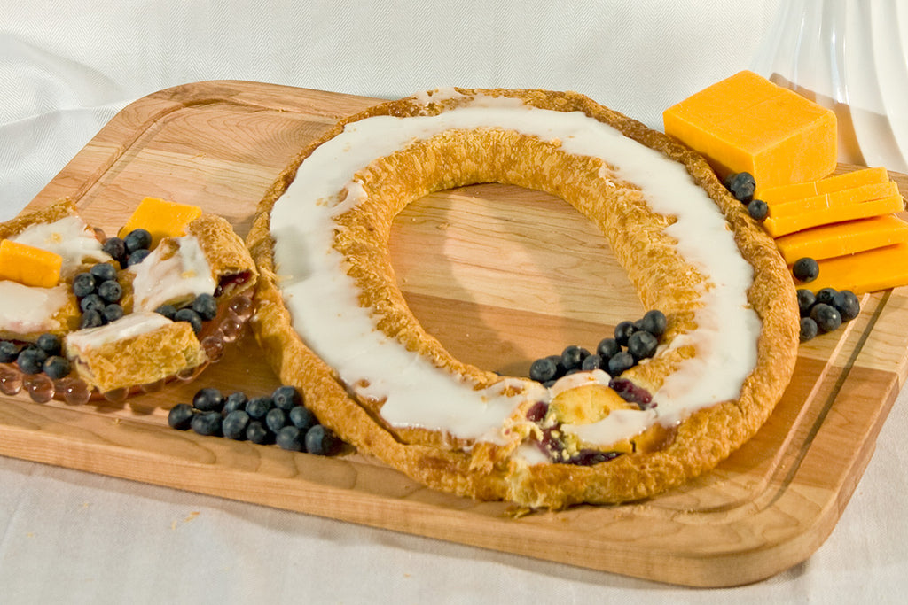 Blueberry Cheese Danish Kringle 22oz. Blueberry Cheese Danish Kringle 22oz.